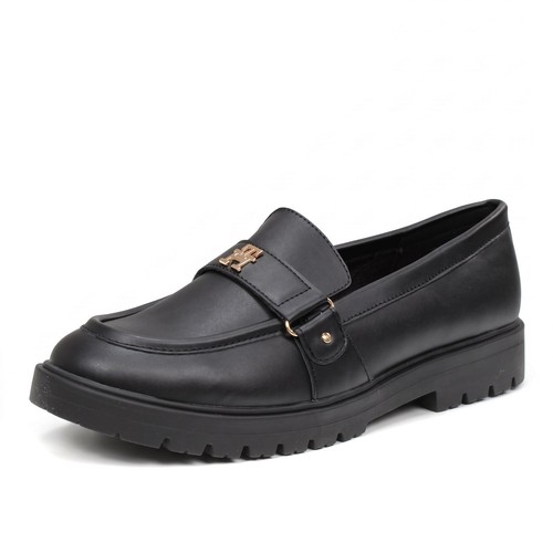 Tommy hilfiger mocassini nero - mocassini,
